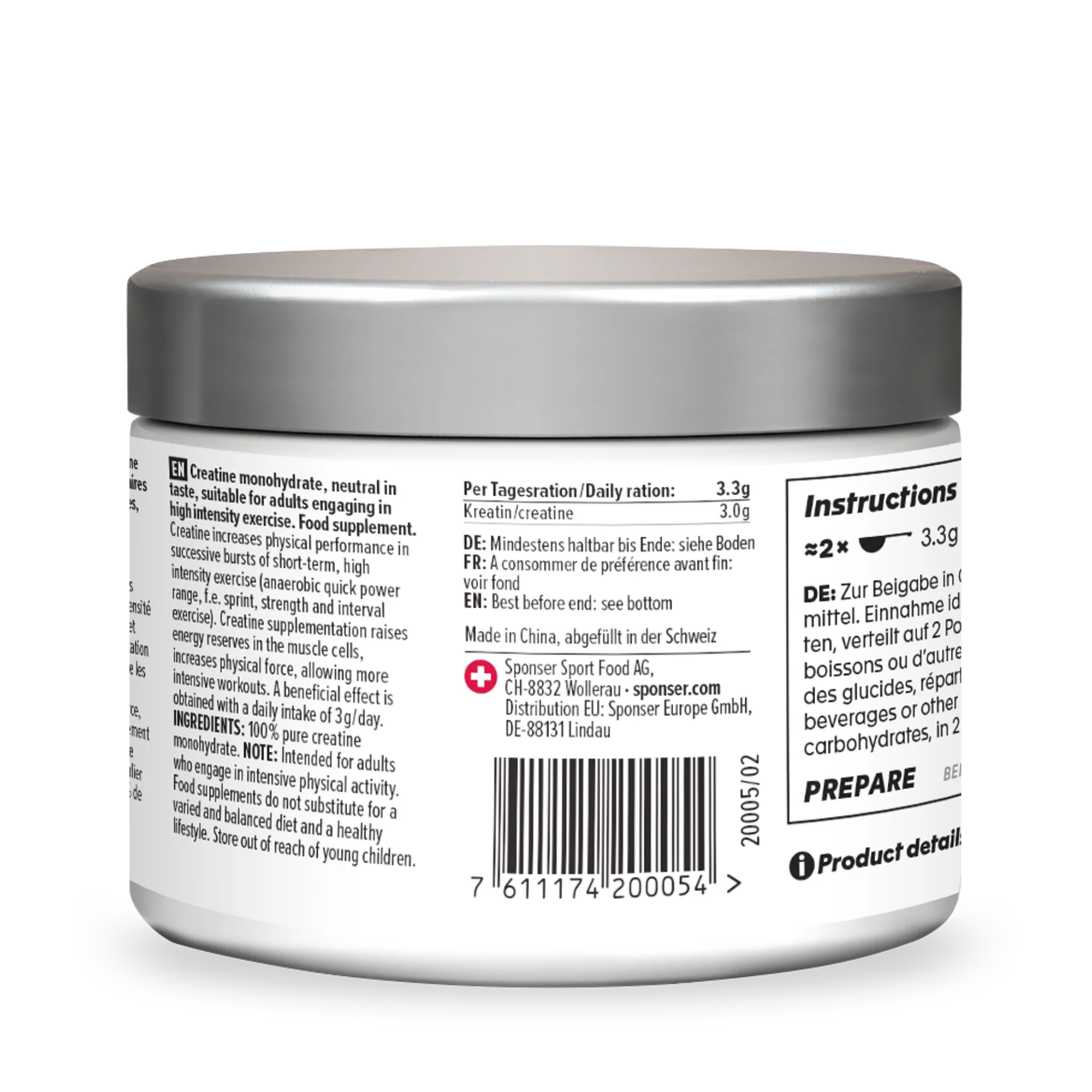 Sponser - Creatine Monohydrate - Image 2