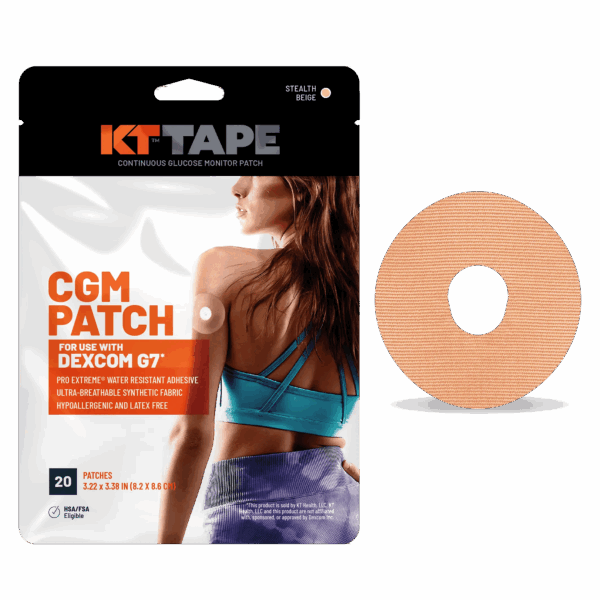 KT Tape CGM Patch - Continuous Glucose Monitor Overpatch