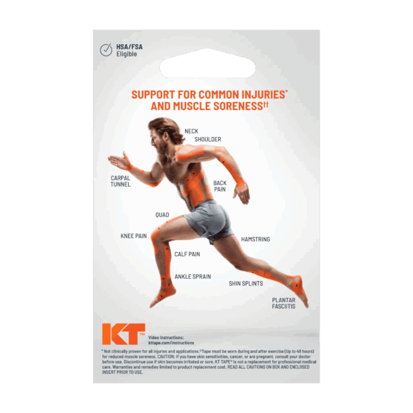 KT Tape Pro Ice™Dual-action: Pain Relief* + Cooling Menthol - Image 5